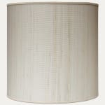 John Boyd Paso White Horsehair Drum Lampshade