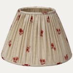 Decors Barbares Polonaise Red Lampshade with Silk Lining