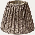 Fortuny Tzin Smoke and Aluminium Lampshade for US Lamps
