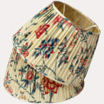 Pierre Frey Braquenie Saint Leger Bleu Handsewn Gathered Lampshade