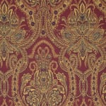 Marmaduke Paisley Maroon Olive