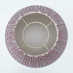 Sibyl Colefax & John Fowler Pink Seaweed on Cotton Lampshade