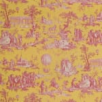 Canvas Ballon De Gonesse Lemon Yellow Fuschia Pink