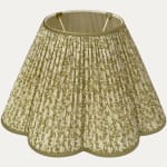 Warner Textile Archive Nathalie Lime Scallop Lampshade