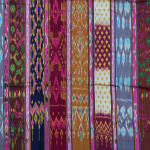 Amazing Hand-woven Striped Thai Silk from Isan Region