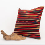46x46cm 18x18in Jajim Striped Cushion