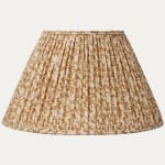 Nathalie Caramel Handsewn Gathered Lampshade