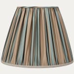 Claremont Charles X Silk Handsewn Lampshade with US Fittings