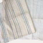 Anatolian Raw Silk with Blue Stripe