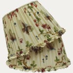 Pierre Frey Papillons Moiré Lampshade with Frill Trim