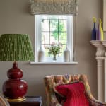 Gorgeous Katie's Ikat Linen Lampshade