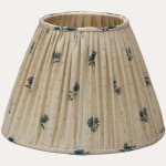 Decors Barbares Blue Polonaise Lampshade with Silk Lining