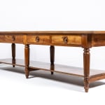 Large 19th Century French Walnut Drapers Table