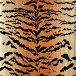 Scalamandre Tiger Silk Handwoven Black on Gold