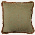 Patrick Gallagher Tessuti Olimpia Toscana Cushion with Brush Fringe