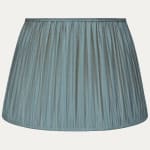 Sky Blue Faille Edson Silk Pembroke Lampshade