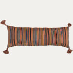 Fine Antique Jajim Flat Weave Cushions with Bespoke Tassels