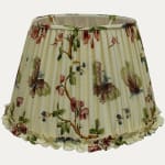 Pierre Frey Papillons Moiré Lampshade with Frill Trim