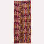 Uzbek Silk Ikat Panel