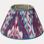 Bermingham & Co Silk/Cotton Ikat Lampshade