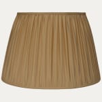 Fawn Taffetas Silk Pembroke Lampshade