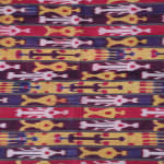 Uzbek Silk Ikat Panel
