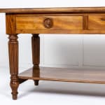 Large 19th Century French Walnut Drapers Table