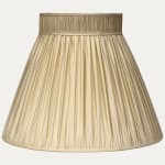 Douppion Sand Silk Collar Top Lampshade