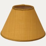 John Boyd Paso Yellow Horsehair Lampshade with Silk Trim