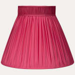 Douppion Bubblegum Silk Collar Top Lampshade