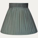 Blue Strie SFJ Silk Collar Top Lampshade