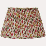 Toiles de Mayenne Elyseum Handsewn Lampshade with Contrast Silk Filet