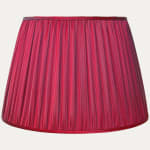 Vertige Ecarlate Silk Pembroke Lampshade