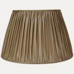 Autrichienne Striped Silk Lampshade with Silk Lining