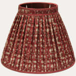 Robert Kime Ume Collar Top Lampshade with Silk Trim