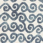 Cloud Scroll Positive Indigo