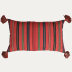 Robert Kime Herat Fabric Cushion with Bespoke Tassels