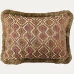 Patrick Gallagher Tessuti Alatri Roma Cushion with Brush Fringe