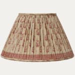 A Pair of Very Pretty Handsewn Vintage Sari Lampshades