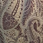 Paisley leaf Sage Aubergine