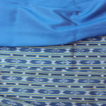 Blue & Yellow Thai Hand-woven Silk from Isan Region