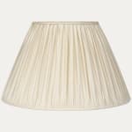 Douppion Ivory Silk Empire Lampshade