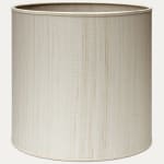 John Boyd Paso White Horsehair Drum Lampshade