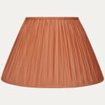 Persimmon Taffeta Silk Empire Lampshade
