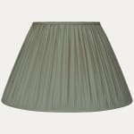 Crushed Pea Faille Lugano Silk Empire Lampshade