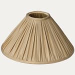 SFJ Taffetas Sand Silk Handsewn Lampshade