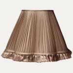 Douppion Crush Silk Scallop Lampshade