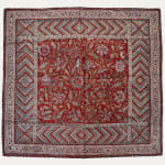 Block Printed Kalamkari with Pen Work on Cotton