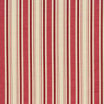 Plain Stripe Red On Beige