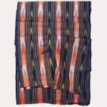Turkish Silk and Cotton Ikat with Unusual Colouration